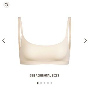 SKIMS - NWT Sand Fits Everybody Scoop Bralette LARGE
